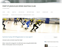 Tablet Screenshot of fsjspeedskating.com